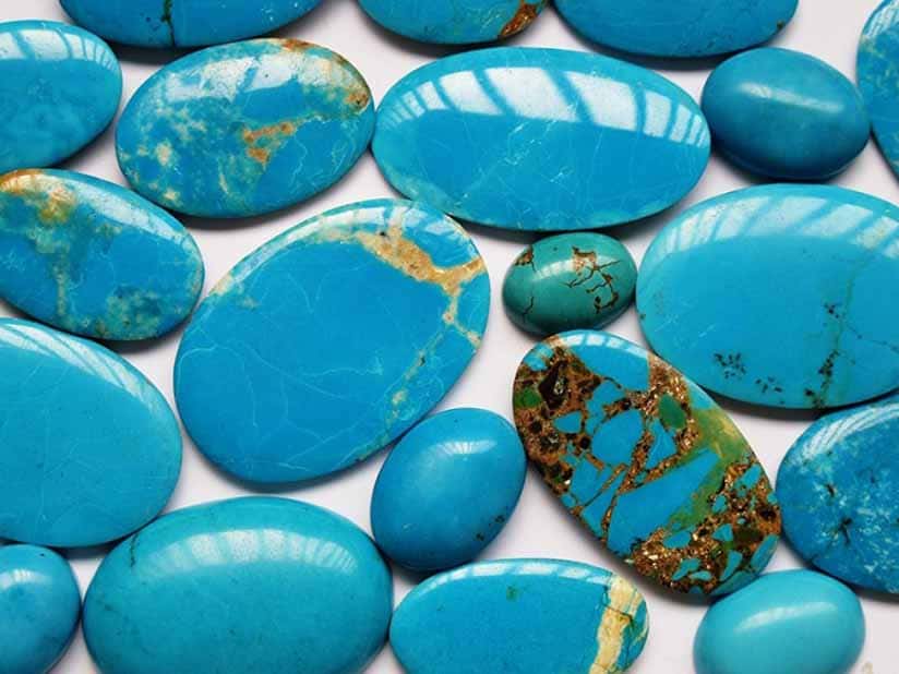 تصویر 3 از سنگ فیروزه معدنی با دوام عالی و رنگ ثابت